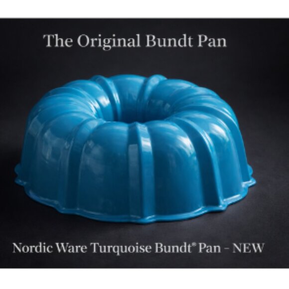 Nordic Ware Other - Nordic Ware Bundt® Pan - Turquoise Blue NEW + Recipe (12.5 Cup)
